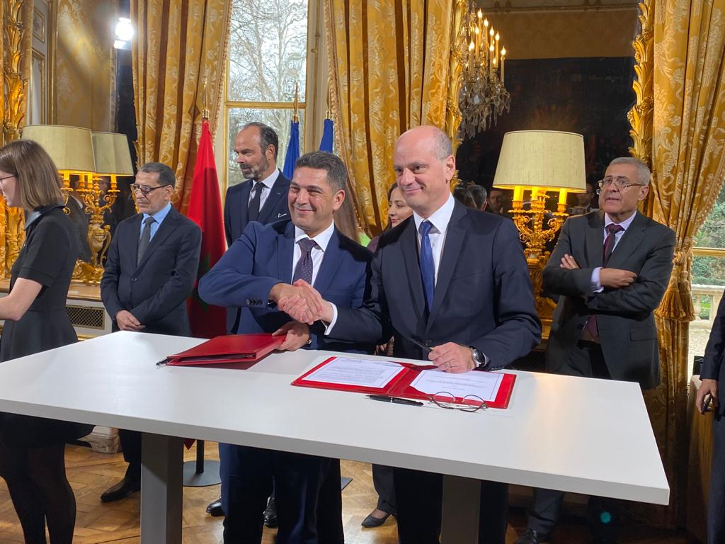 توقيع إعلان نوايا مشتركة بين المغرب و فرنسا في مجال التعليم