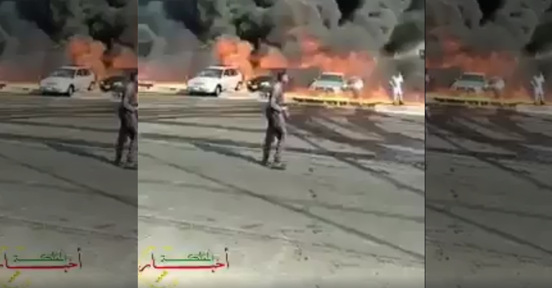 عاجل: انفجار ضخم بماسورة مواد بترولية في مدينة السلام على طريق القاهرة