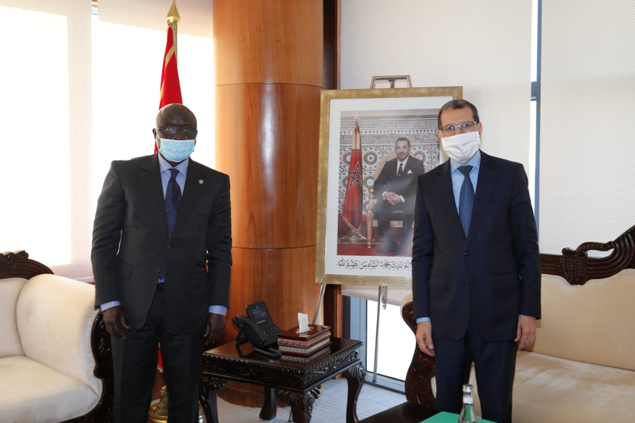 العثماني يستقبل رئيس المجلس الاقتصادي والاجتماعي والبيئي بالسنغال