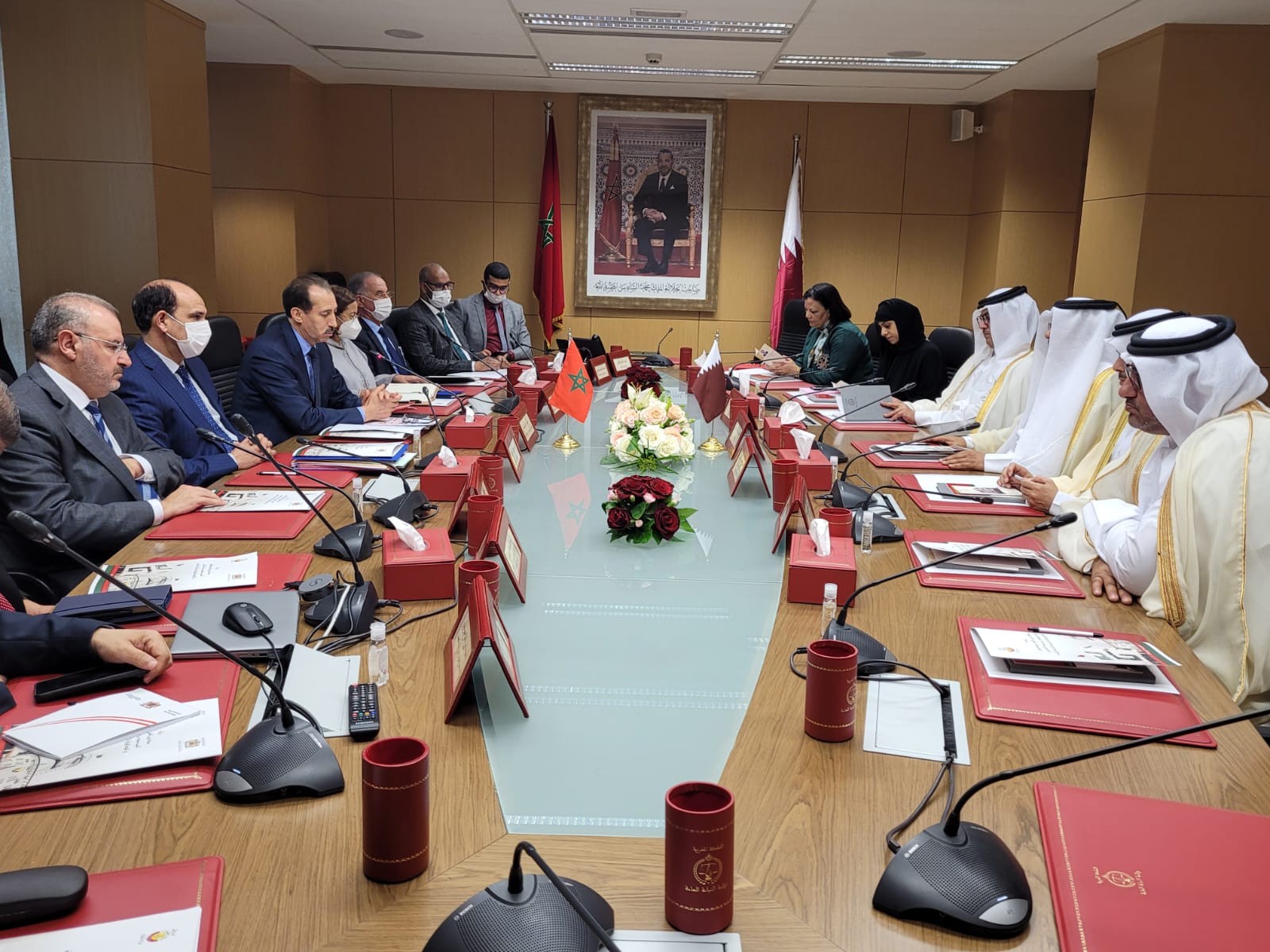 السيد رئيس النيابة العامة يتباحث مع السيد وزير العدل بدولة قطر