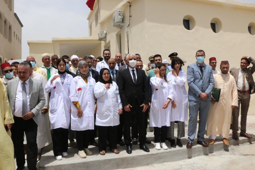 وزير الصحة والحماية الاجتماعية يعطي انطلاقة خدمات المركز الصحي القروي  آيت أوقبلي بإقليم أزيلال ويعاين خدمات الاستشارة الطبية عن بعد