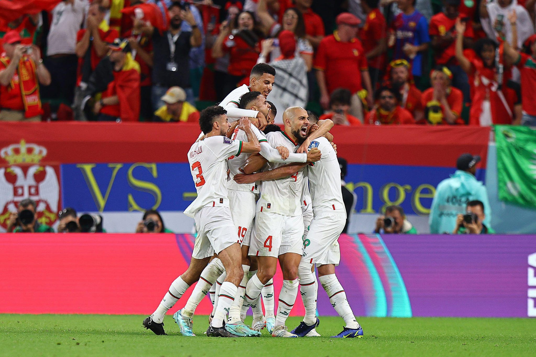 المنتخب المغربي يتأهل إلى الدور الثاني لكأس العالم كأس العالم قطر 2022 بانجاز تاريخي