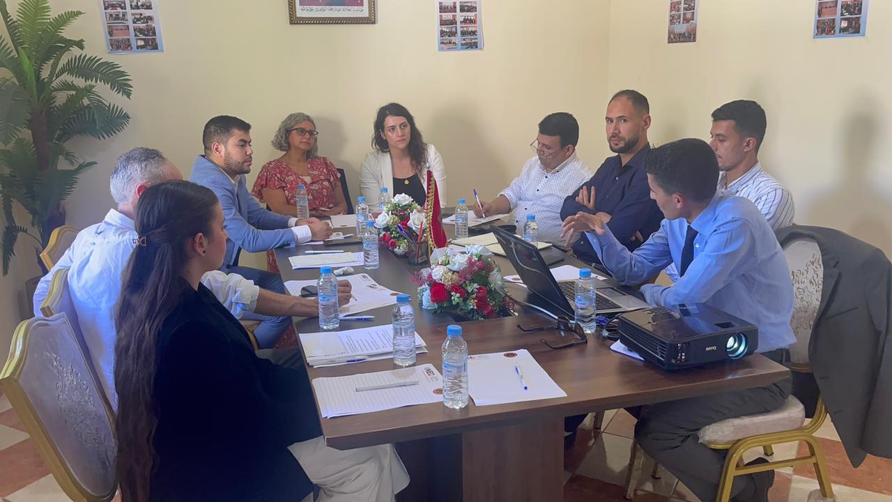 المركز المتوسطي للدراسات القانونية والقضائية يستقبل وفدا عن الصندوق الوطني للديمقراطية بطنجة.