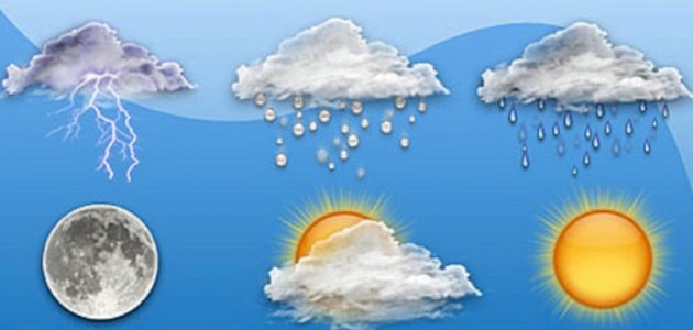 توقعات أحوال الطقس ليوم غد الثلاثاء