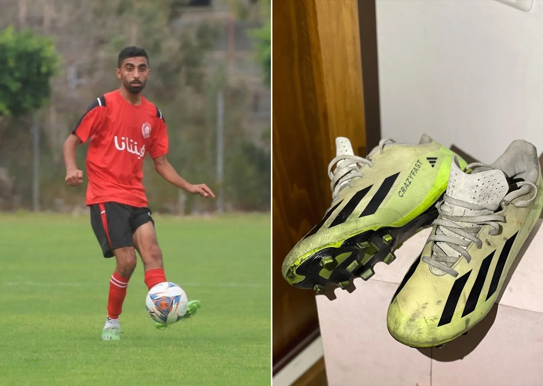 لاعب من غزة يعرض حذاءه للبيع وآخر يتخلى عن ثلاجته لإطعام أطفاله